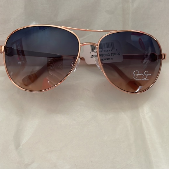 Jessica Simpson Accessories Jessica Simpson Rose Gold Sunglasses Poshmark